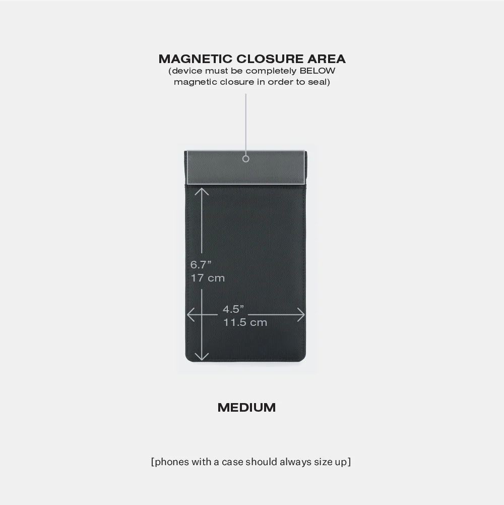 Premium Nylon Faraday Phone Sleeve